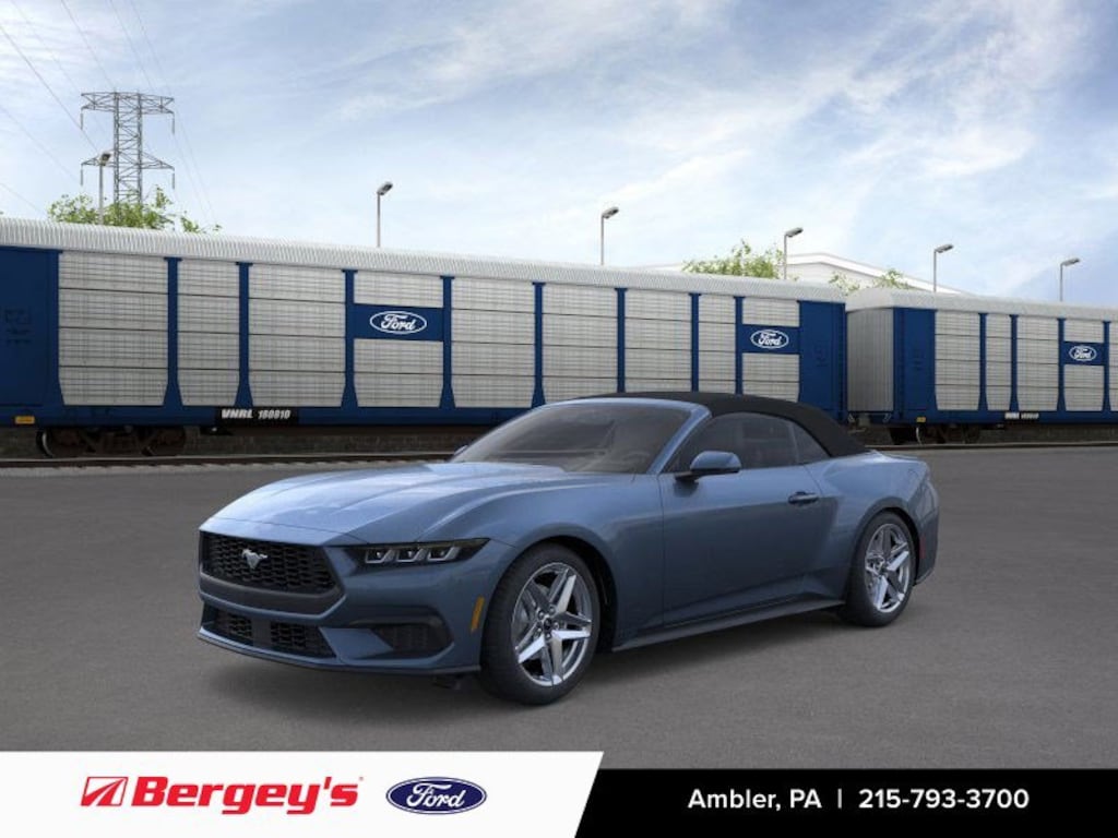New 2025 Ford Mustang EcoBoost Premium Convertible with Active Exhaust Convertible