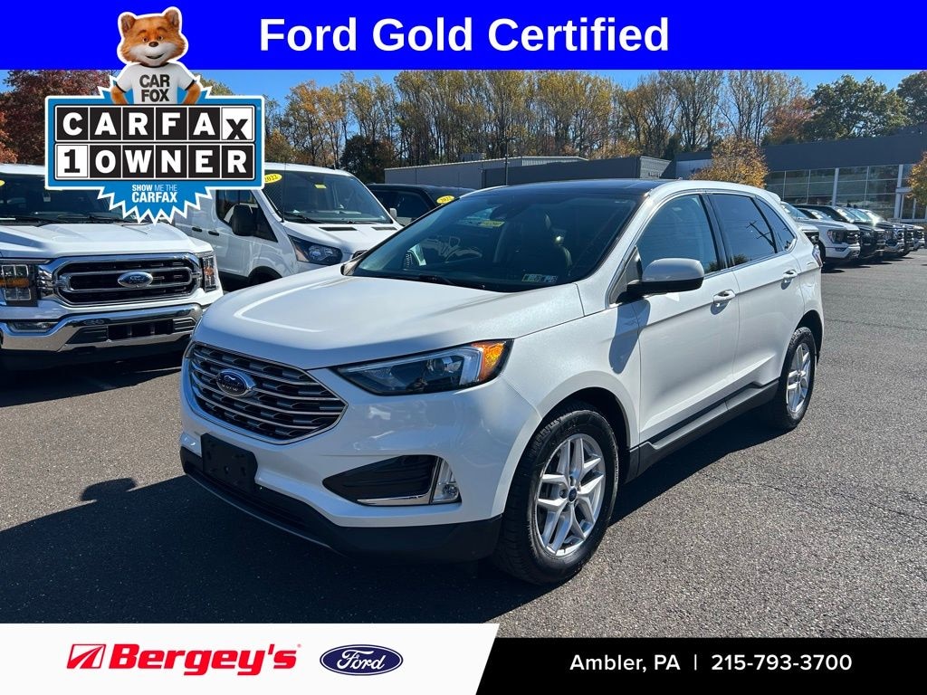 Certified 2022 Ford Edge SEL with a Moonroof SUV