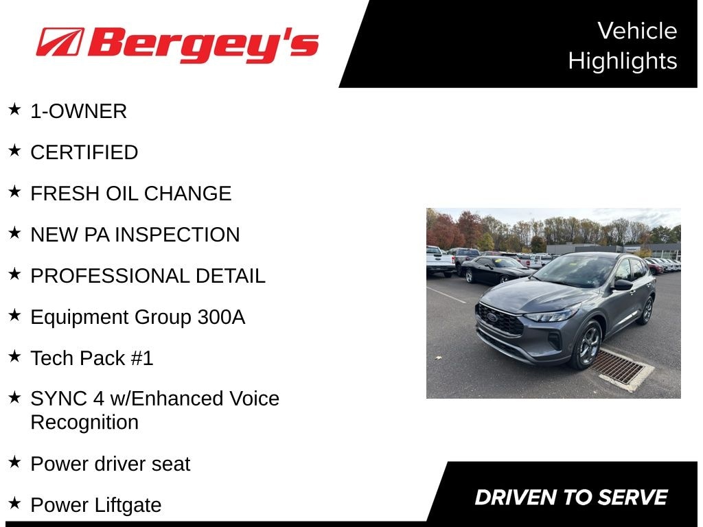 Certified 2023 Ford Escape ST-Line AWD with Tech Package SUV