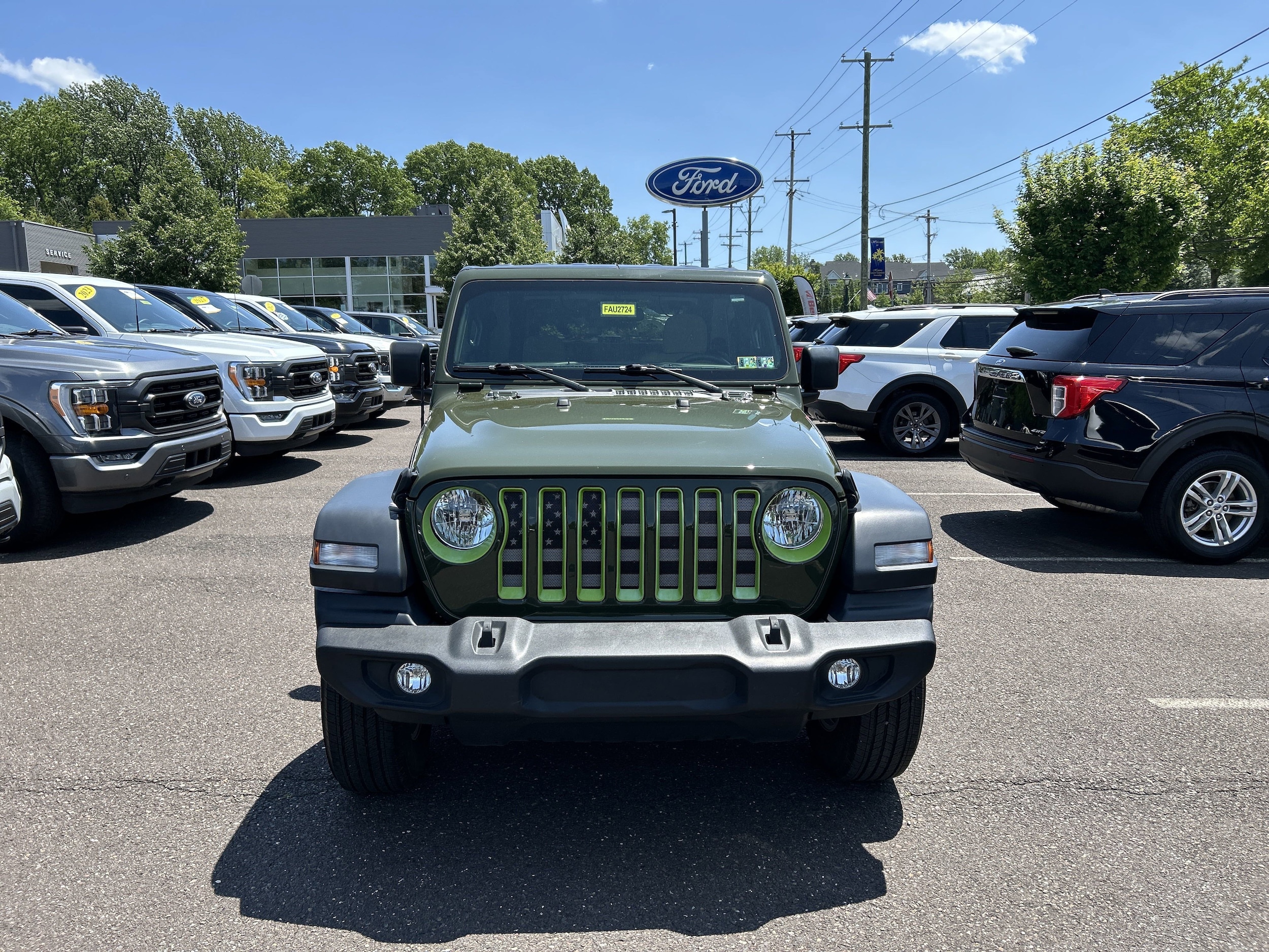Certified 2023 Jeep Wrangler 2-Door Sport S with VIN 1C4HJXAG1PW549606 for sale in Ambler, PA