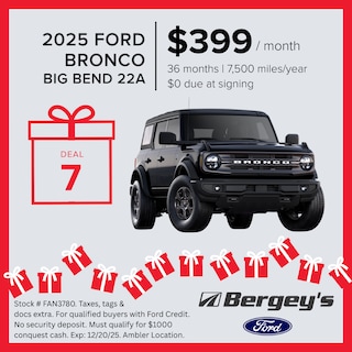 2025 Ford Bronco Big Bend 222A SUV