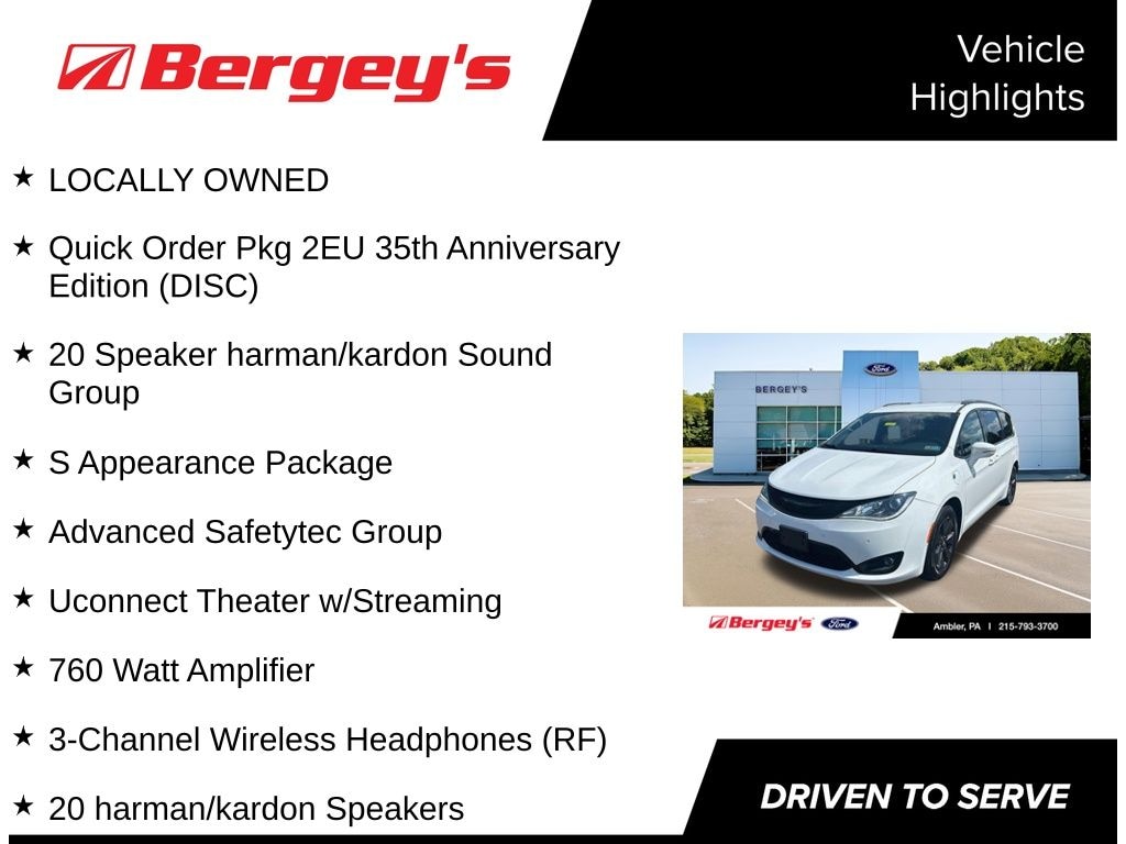 Used 2020 Chrysler Pacifica Hybrid Limited Minivan/Van