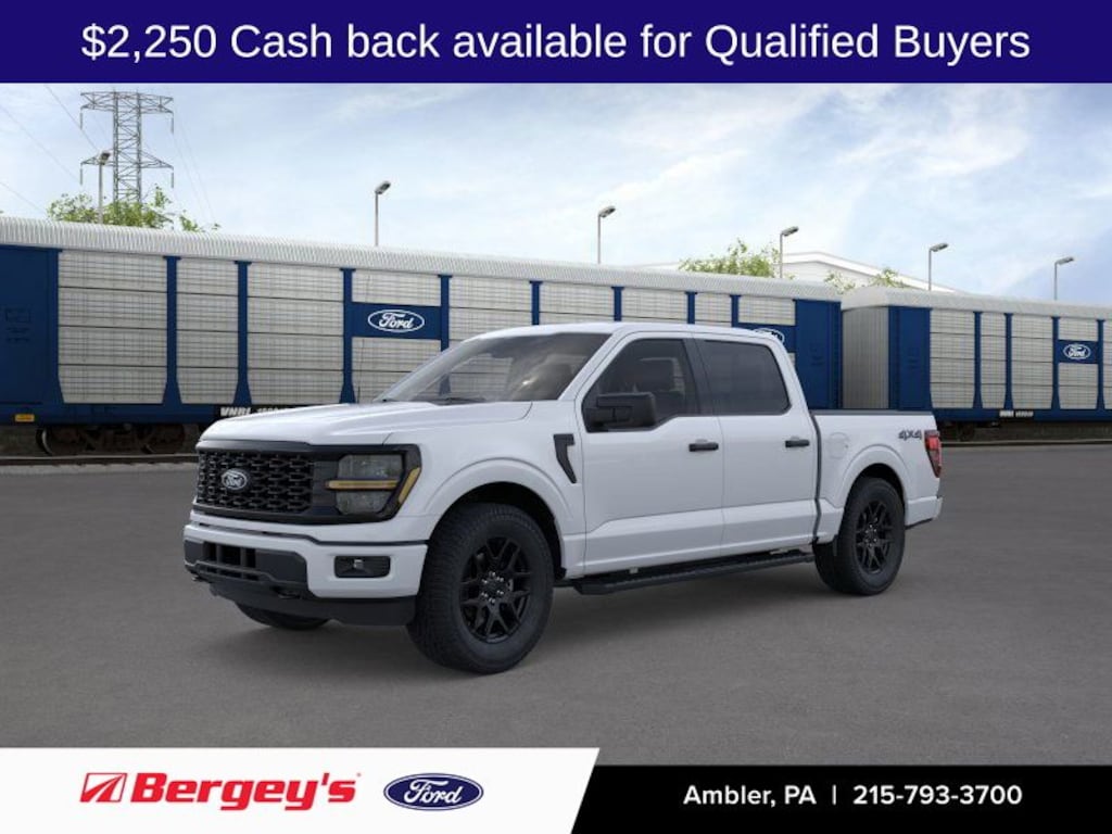 New 2025 Ford F-150 STX Black Appearance Package Truck