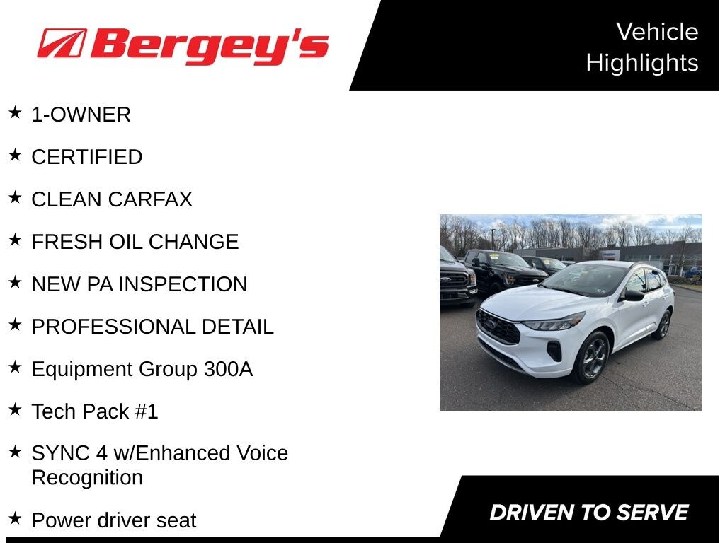 Certified 2023 Ford Escape ST-Line with Tech Package SUV