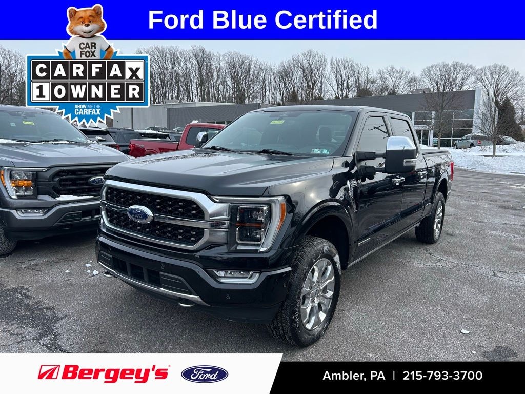 Certified 2022 Ford F-150 Platinum Hybrid FX4 with Moonroof Truck