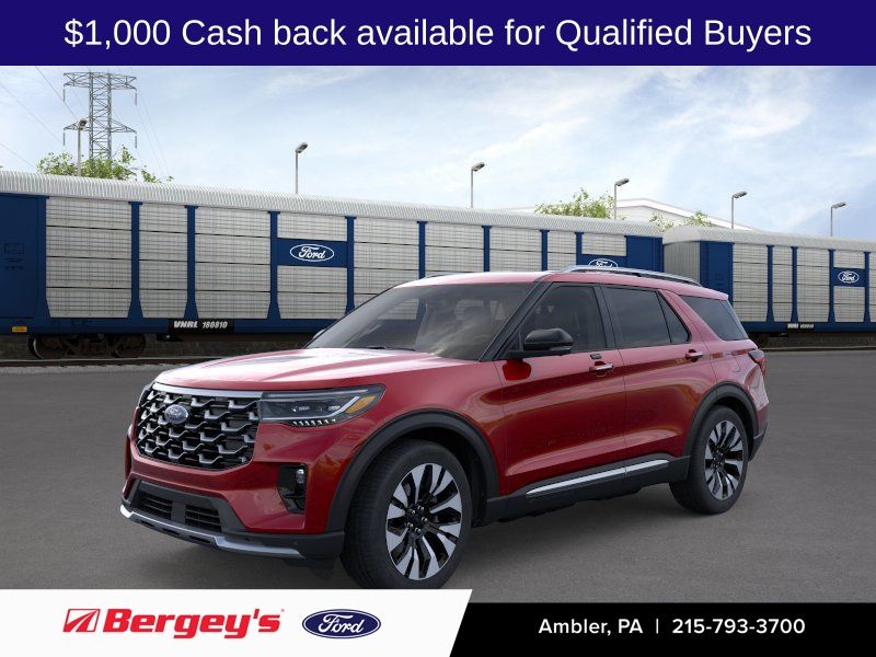 2026 Ford Explorer Platinum SUV | Rapid Red Metallic Tinted