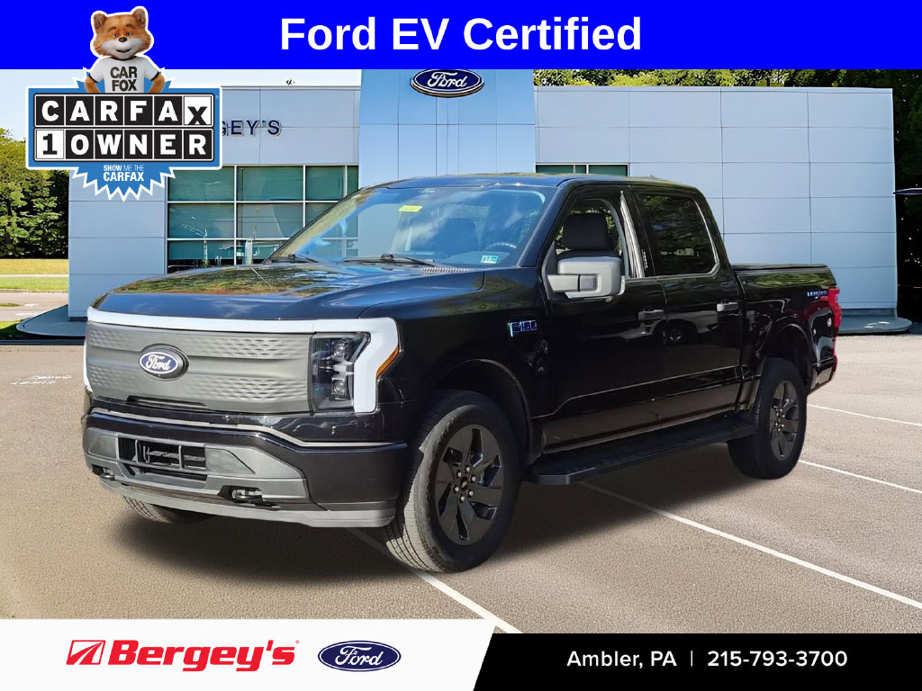 Certified 2024 Ford F-150 Lightning XLT with VIN 1FTVW3LK8RWG32645 for sale in Spring House, PA