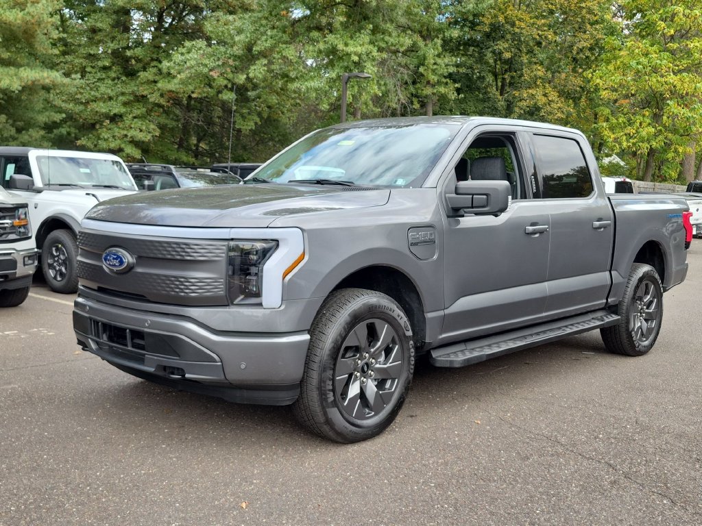 Certified 2023 Ford F-150 Lightning XLT with VIN 1FT6W1EV9PWG35499 for sale in Spring House, PA
