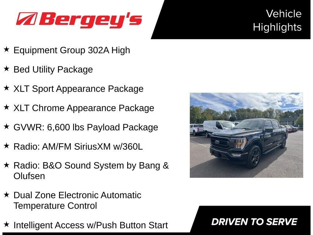 Certified 2022 Ford F-150 XLT Sport 2.7L V6 Truck