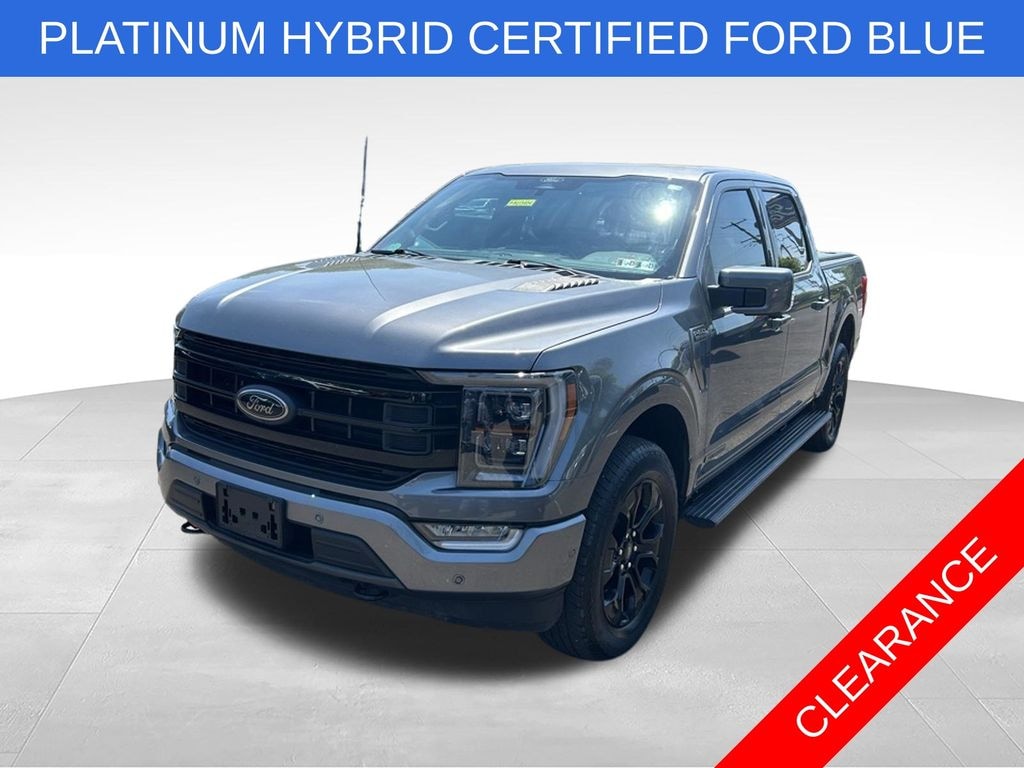 Certified 2022 Ford F-150 Platinum Hybrid with a Moonroof Truck