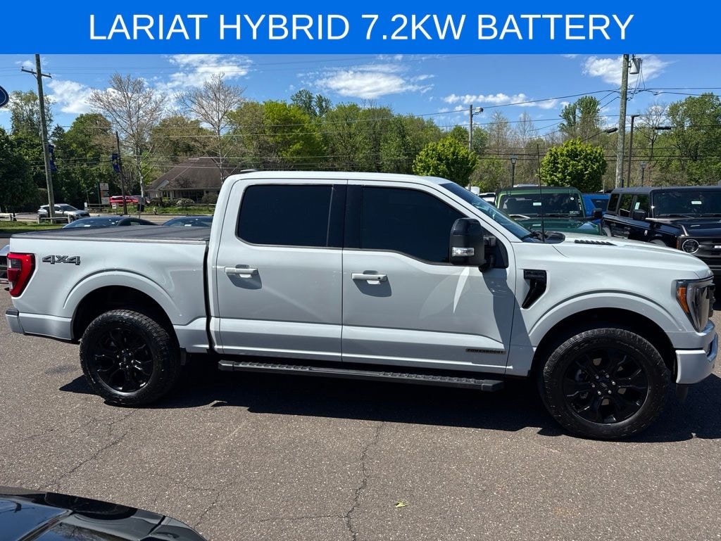 Certified 2023 Ford F-150 Lariat Sport Hybrid with a Moonroof Truck