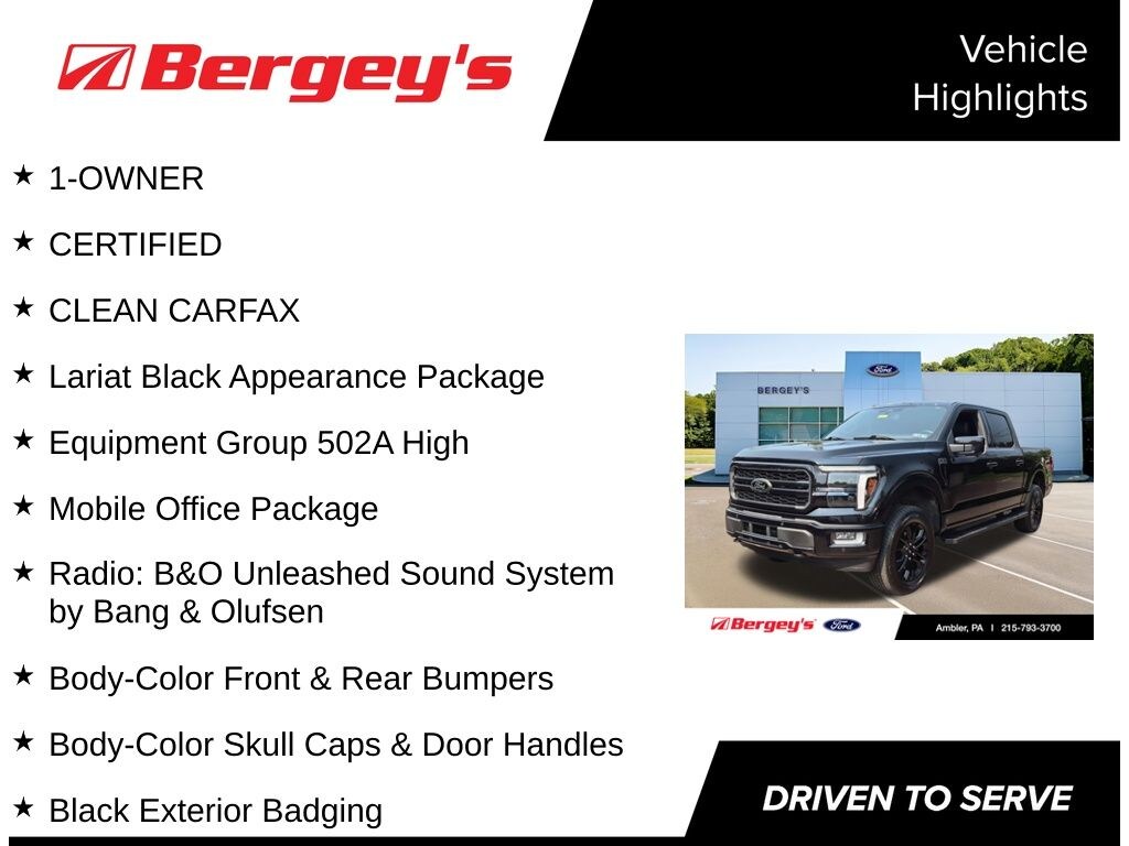 Certified 2024 Ford F-150 Lariat Hybrid Truck