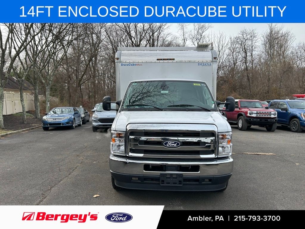 New 2026 Ford E-450SD Base 14FT Dejana Duracube Enclosed Utility Cab/Chassis