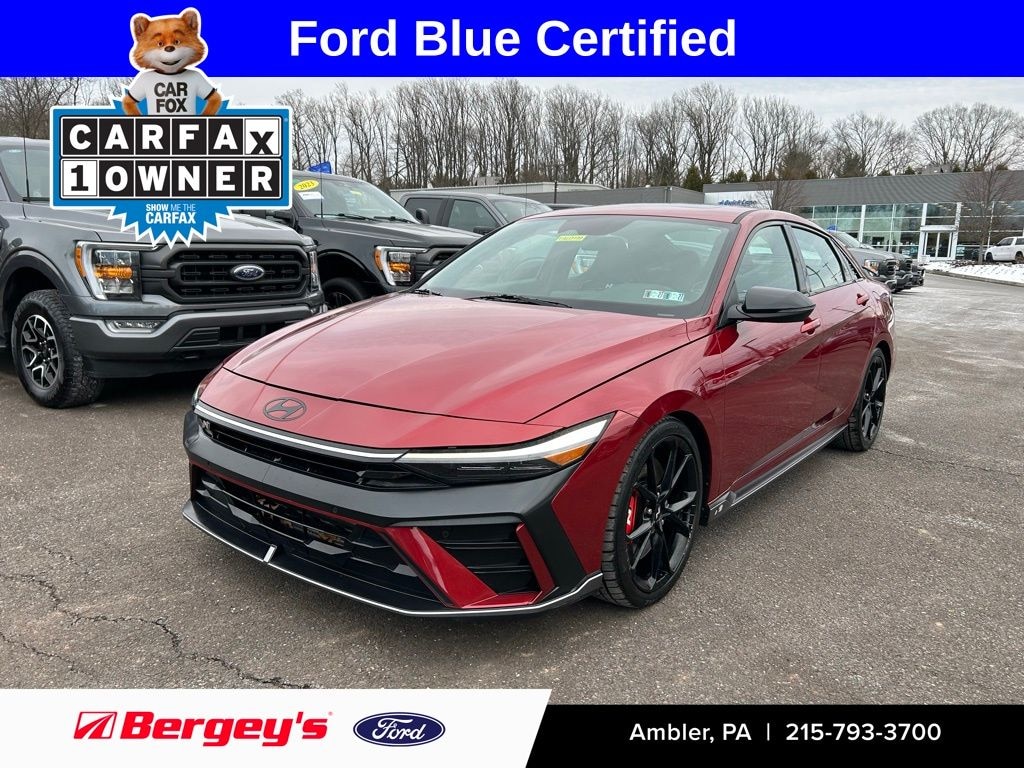 Used 2024 Hyundai Elantra N Sport Sedan with Sunroof and Navigation Sedan