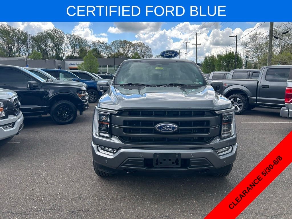 Certified 2023 Ford F-150 Lariat Sport Hybrid with a Moonroof Truck