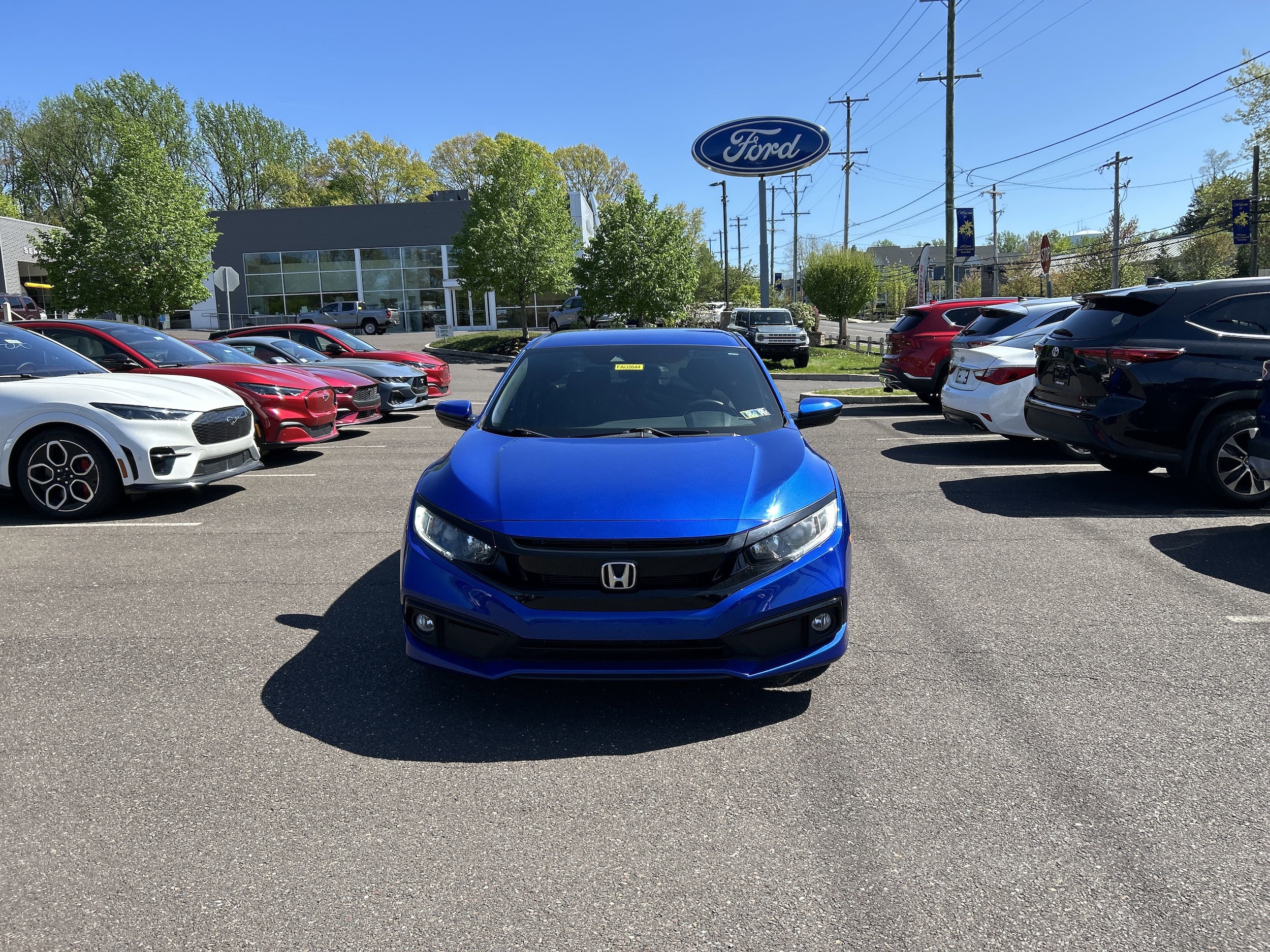 Certified 2019 Honda Civic Sport with VIN 2HGFC2F84KH531065 for sale in Ambler, PA
