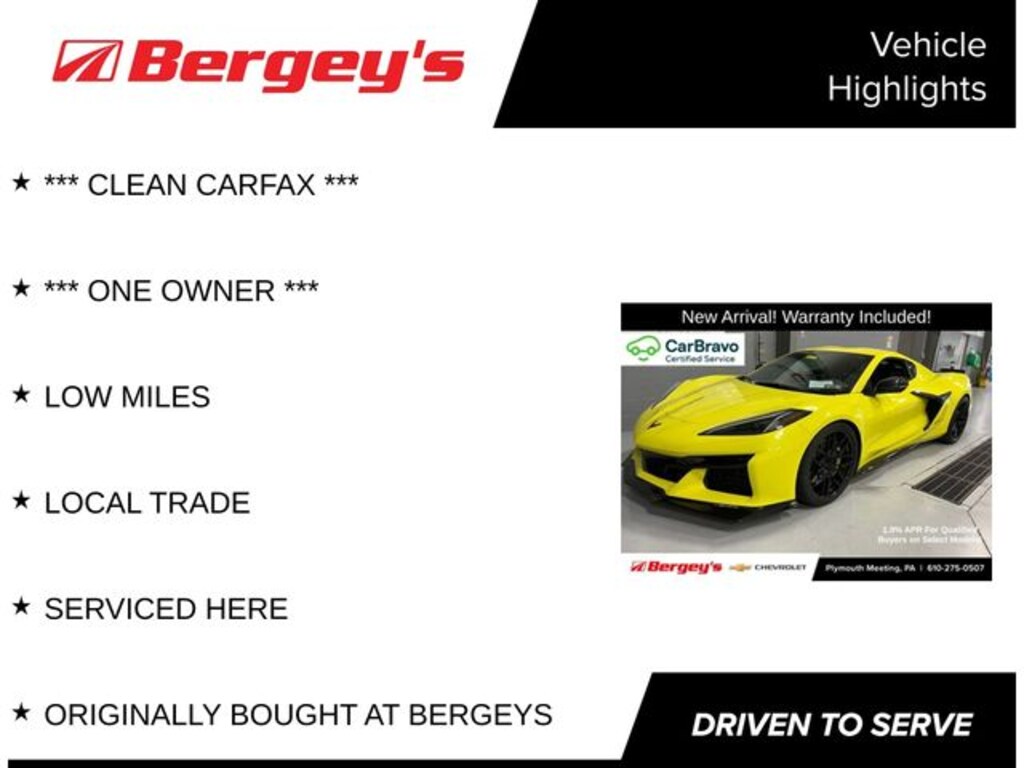 Certified 2023 Chevrolet Corvette Z06 Coupe