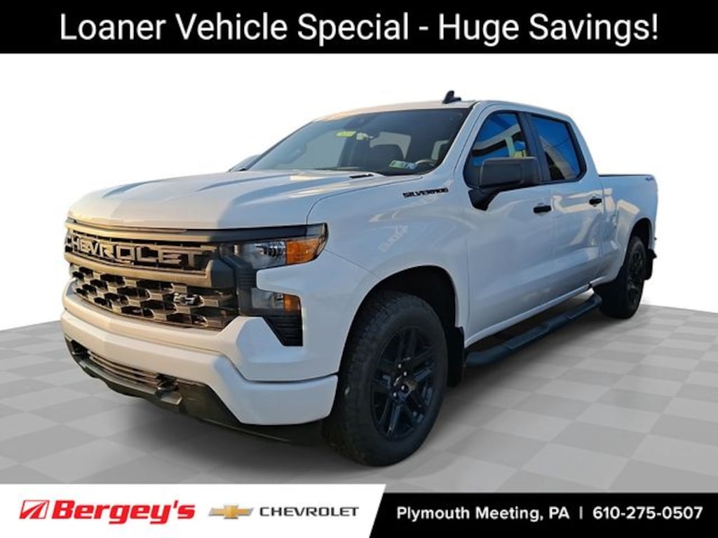 New 2025 Chevrolet Silverado 1500 Custom Truck Crew Cab