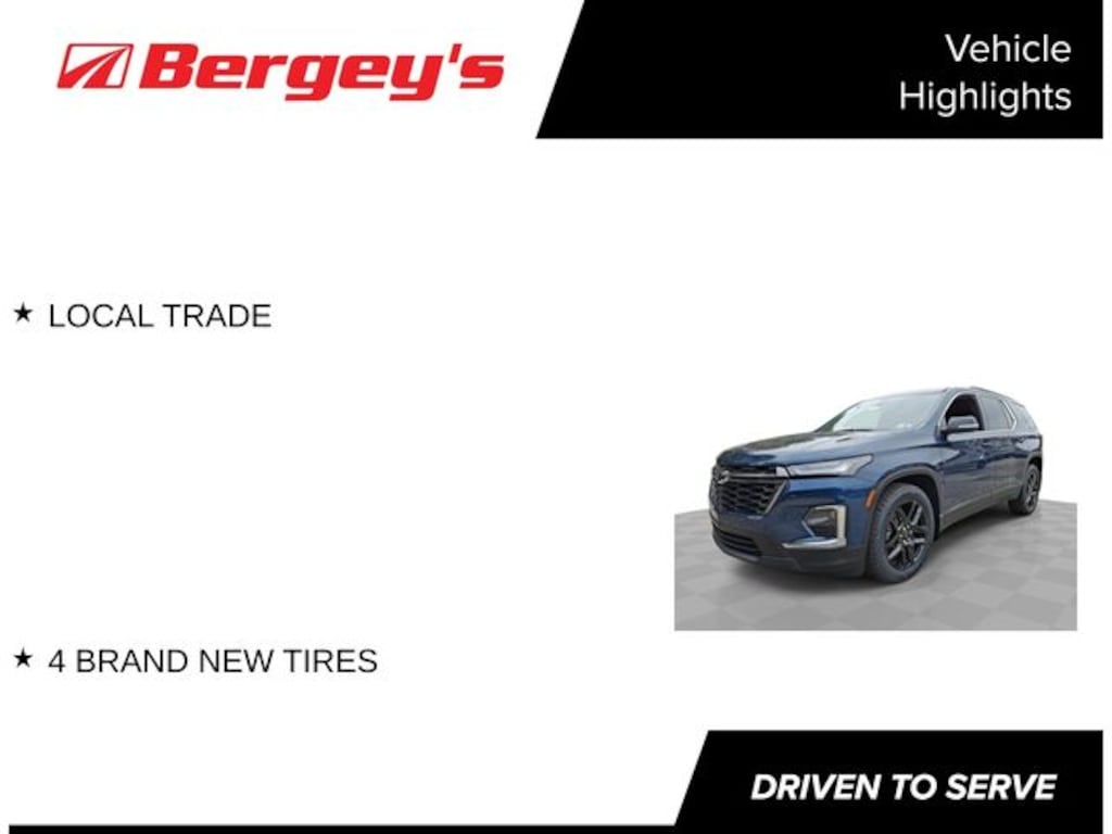 Certified 2022 Chevrolet Traverse LT Leather SUV