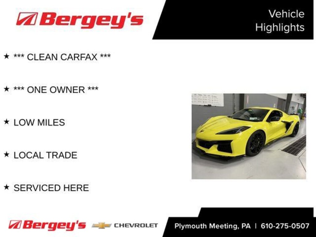 Certified 2023 Chevrolet Corvette Z06 Coupe