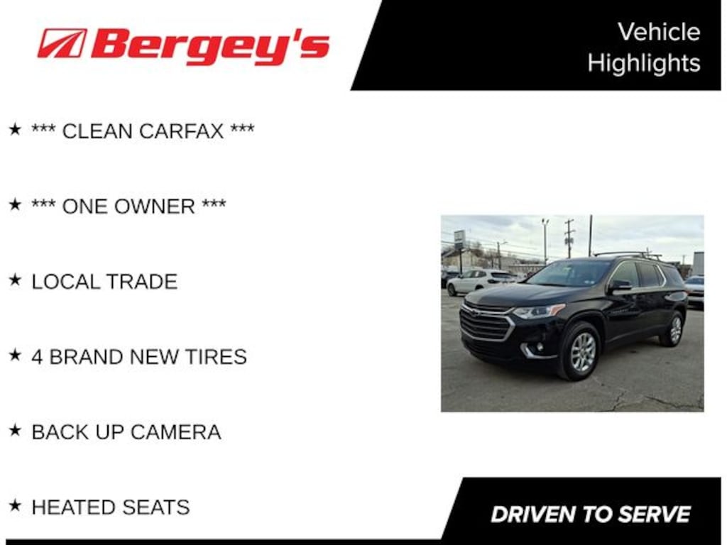 Certified 2020 Chevrolet Traverse LT SUV