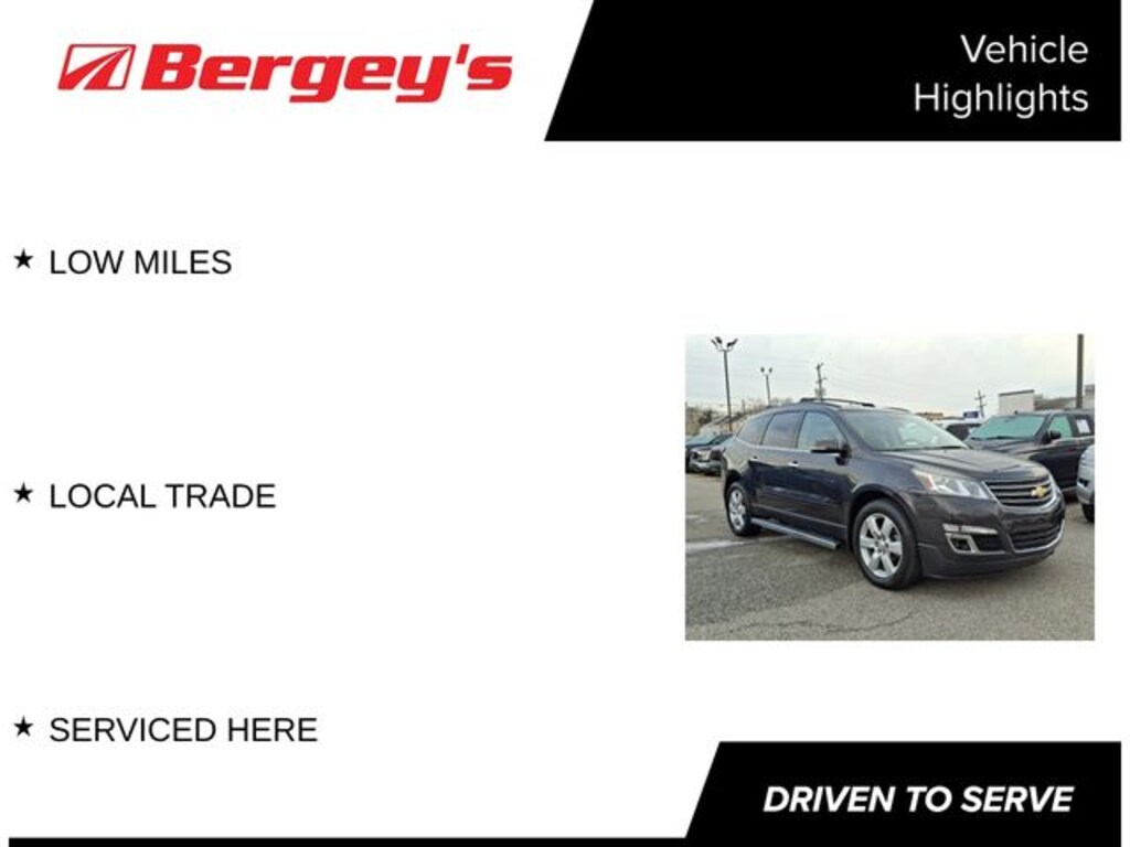 Certified 2017 Chevrolet Traverse LT SUV