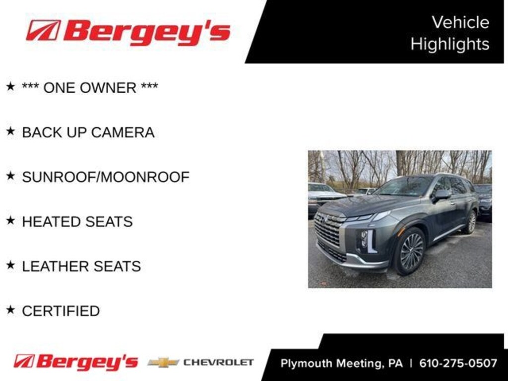 Certified 2024 Hyundai Palisade Calligraphy SUV