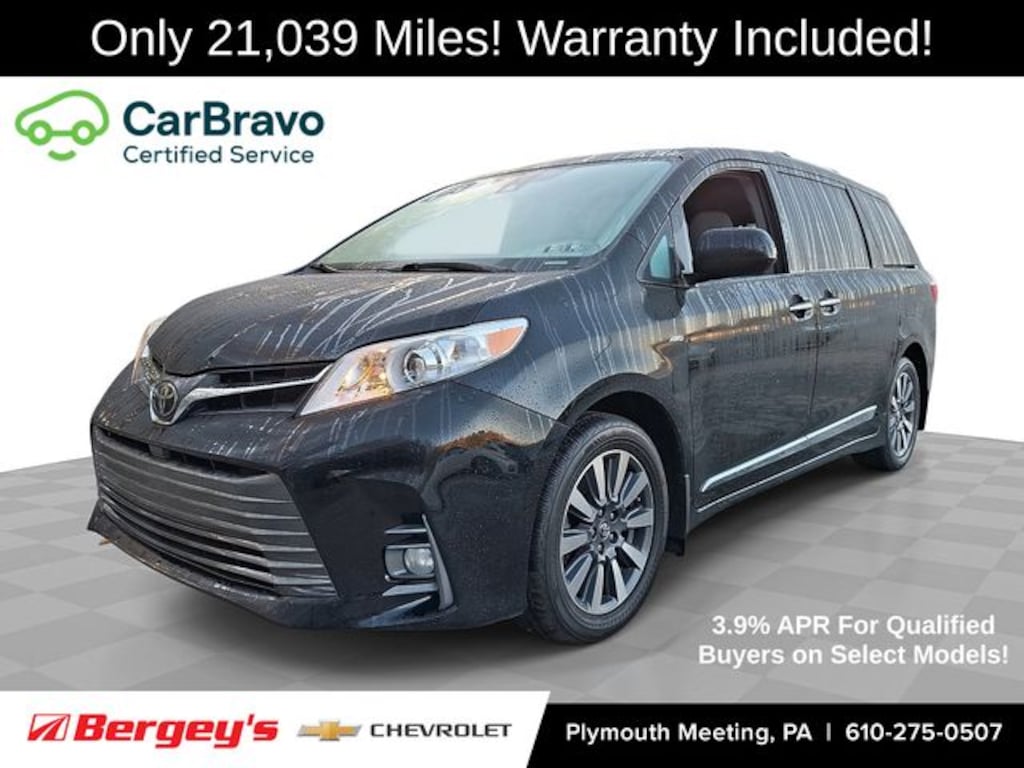 Certified 2020 Toyota Sienna XLE Minivan/Van