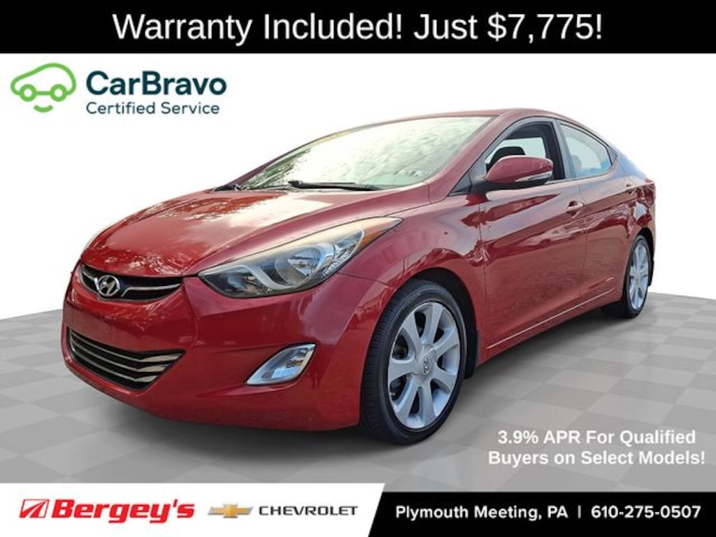 Certified 2013 Hyundai Elantra Limited Sedan