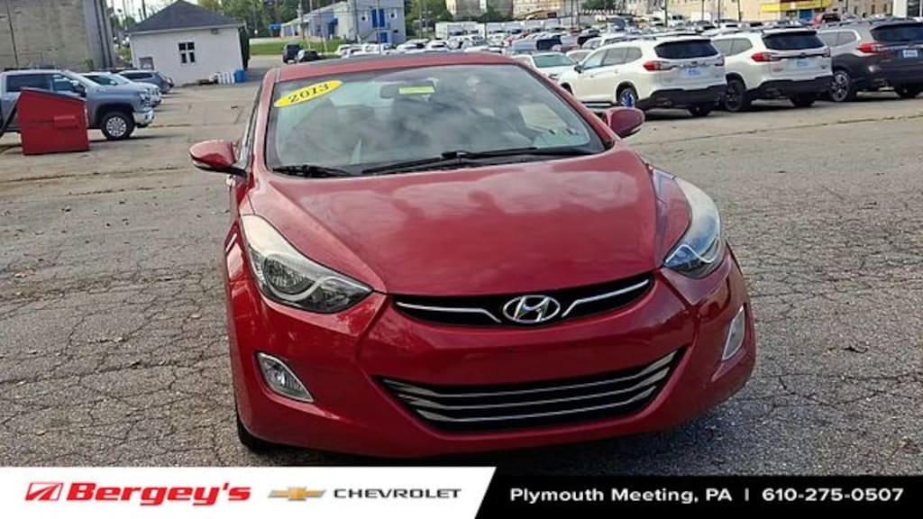 Certified 2013 Hyundai Elantra Limited Sedan
