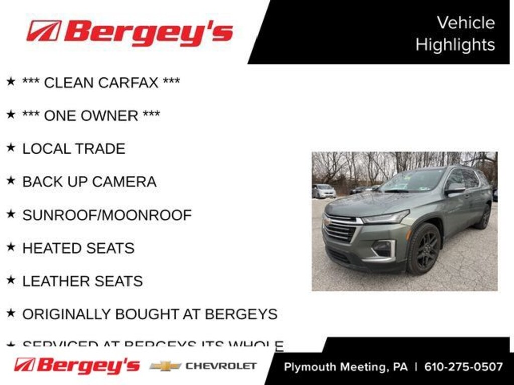 Certified 2023 Chevrolet Traverse LT Leather SUV