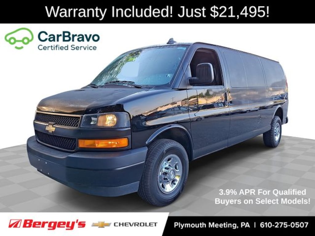 Certified 2023 Chevrolet Express 3500 Work Van Cargo Van