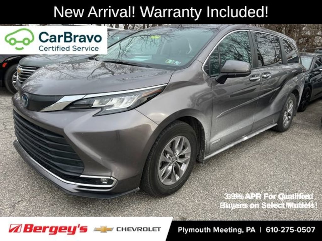 Certified 2021 Toyota Sienna XLE Minivan/Van