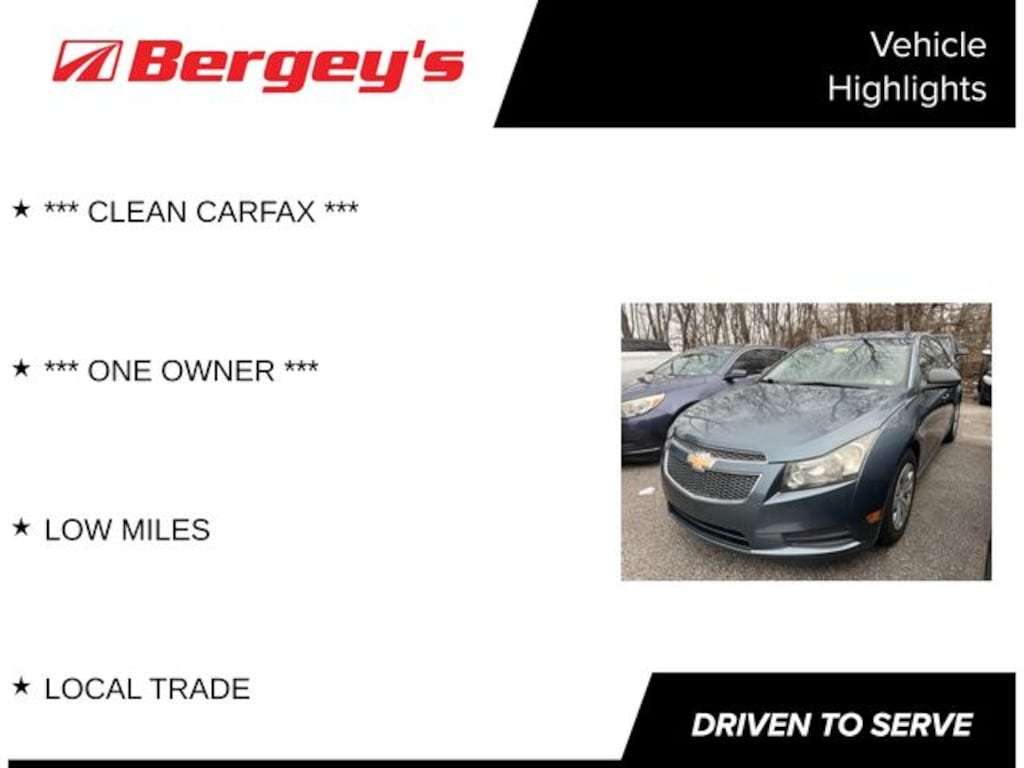 Certified 2012 Chevrolet Cruze LS Sedan