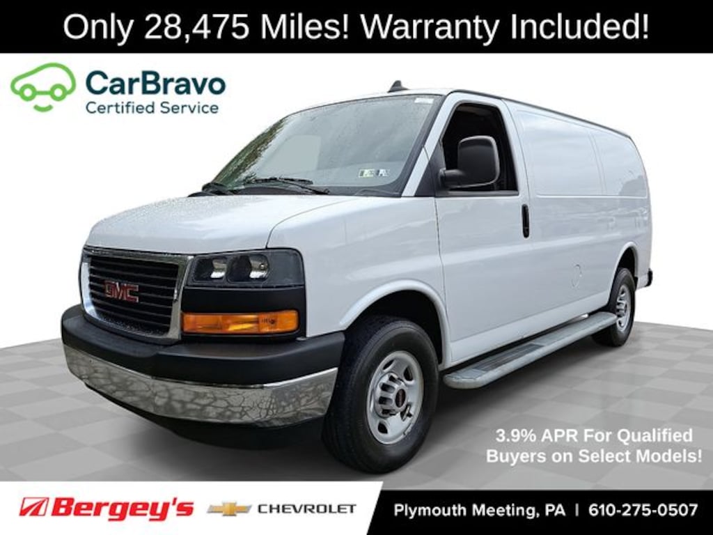 Certified 2023 GMC Savana 2500 Work Van Cargo Van