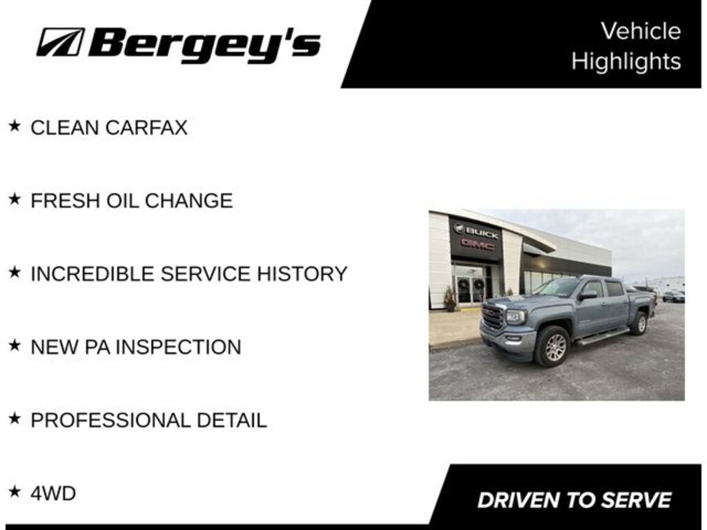 Used 2016 GMC Sierra 1500 SLE Truck