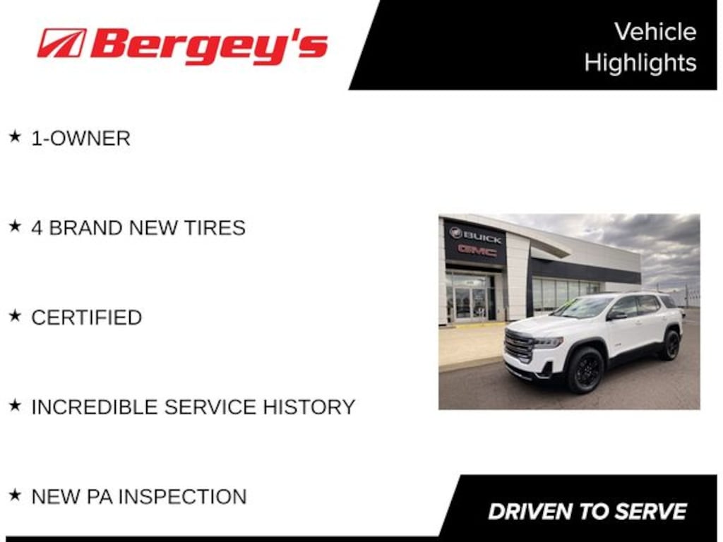 Certified 2023 GMC Acadia AT4 SUV