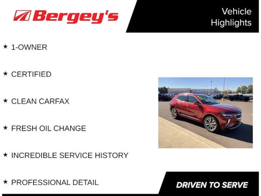 Certified 2022 Buick Envision Avenir SUV