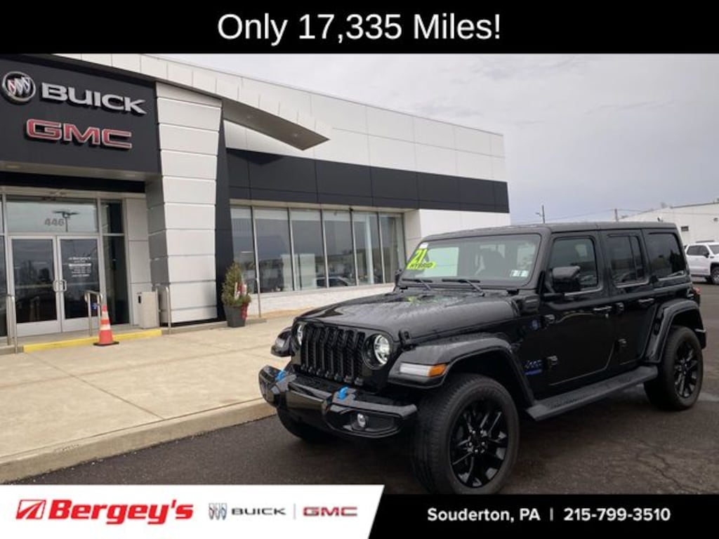 Used 2021 Jeep Wrangler Unlimited Sahara High Altitude 4xe SUV