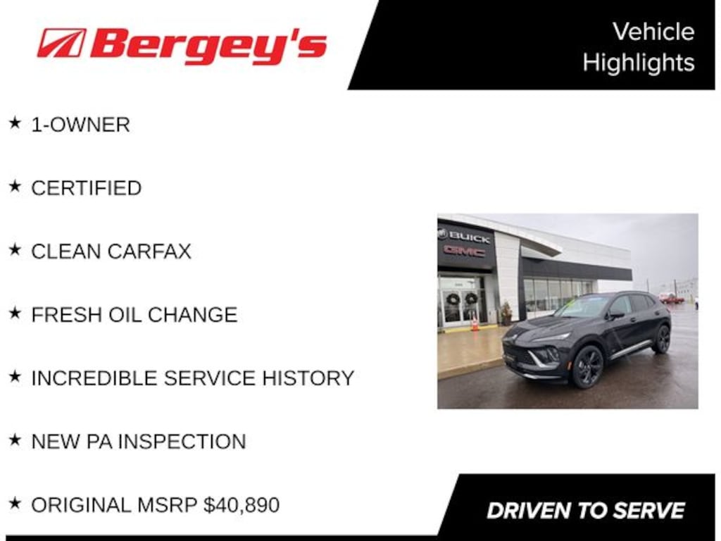 Certified 2025 Buick Envision Sport Touring SUV