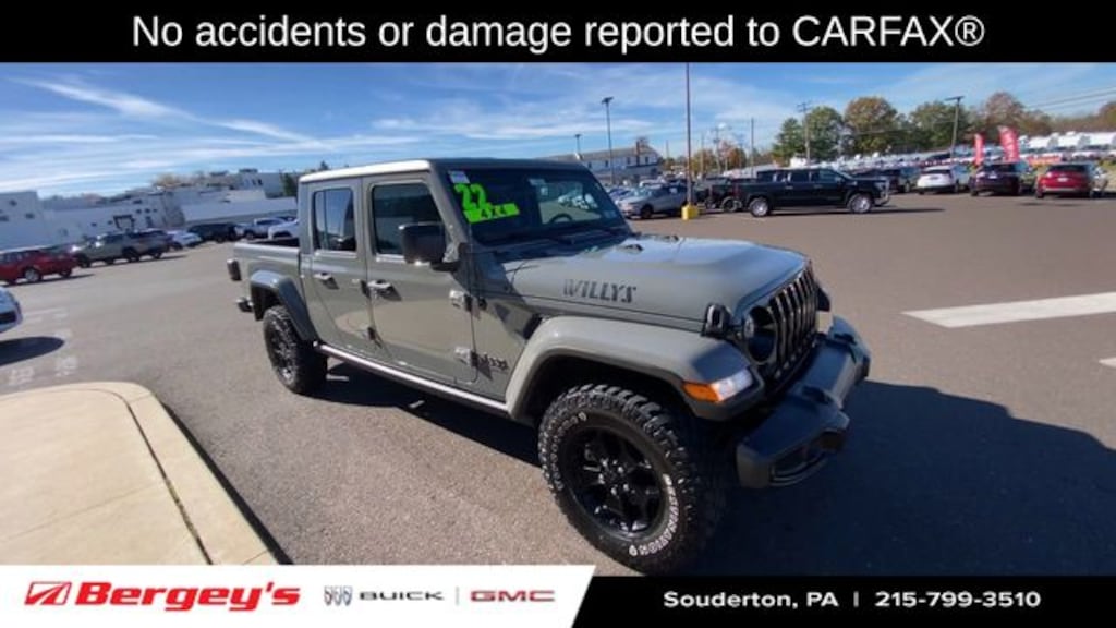 Used 2022 Jeep Gladiator Willys Truck