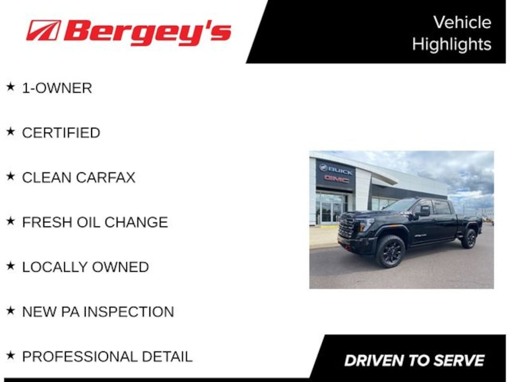 Certified 2025 GMC Sierra 2500HD AT4 Truck