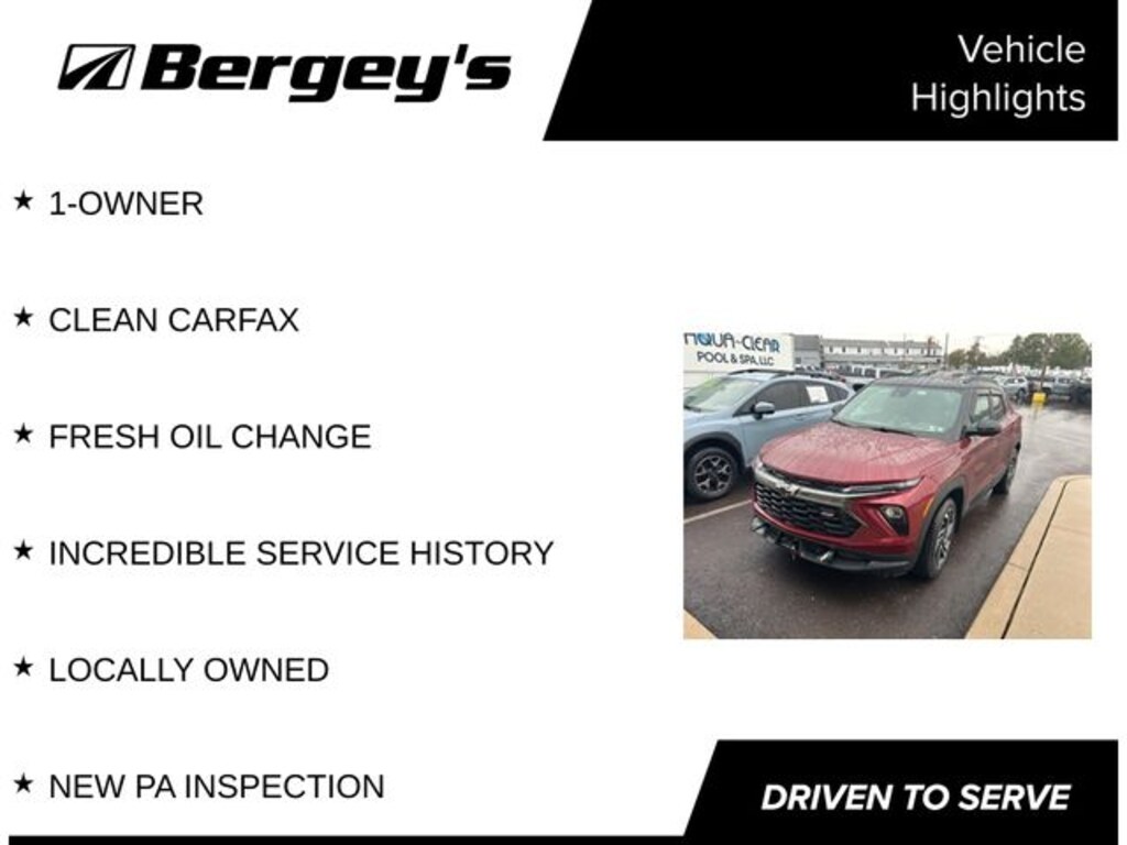 Used 2025 Chevrolet Trailblazer RS SUV