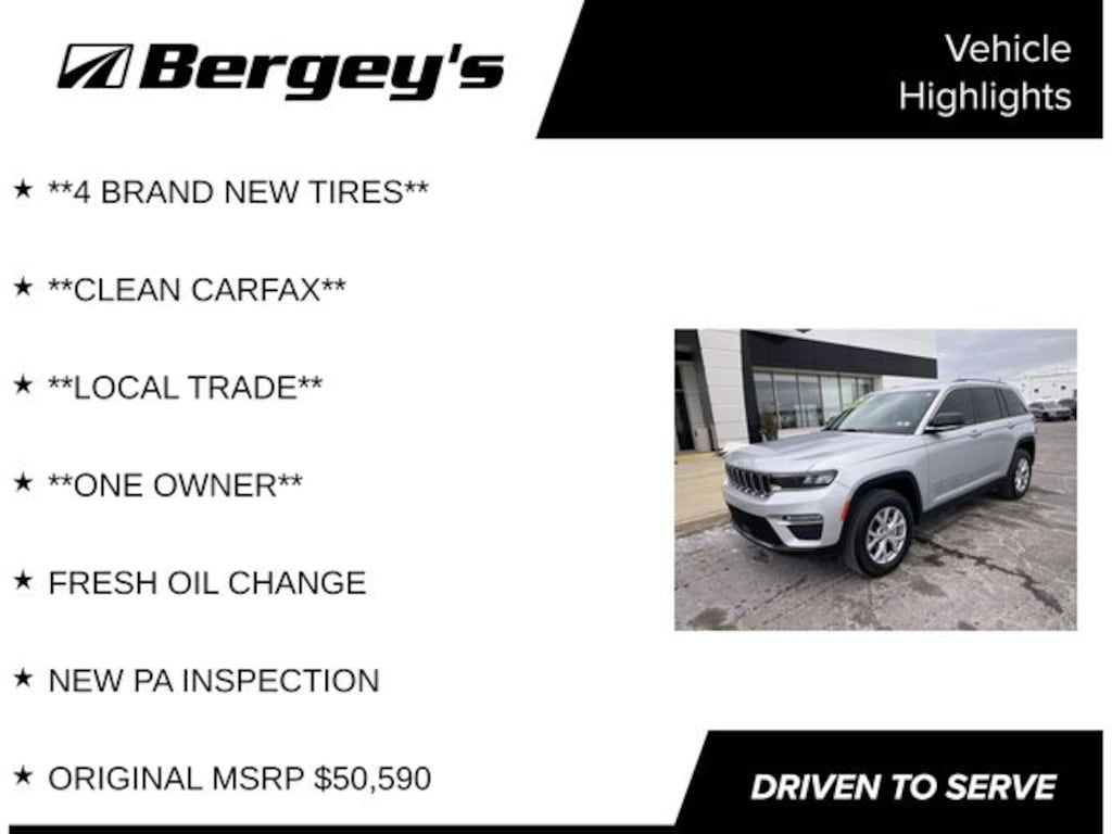 Used 2022 Jeep Grand Cherokee Limited SUV