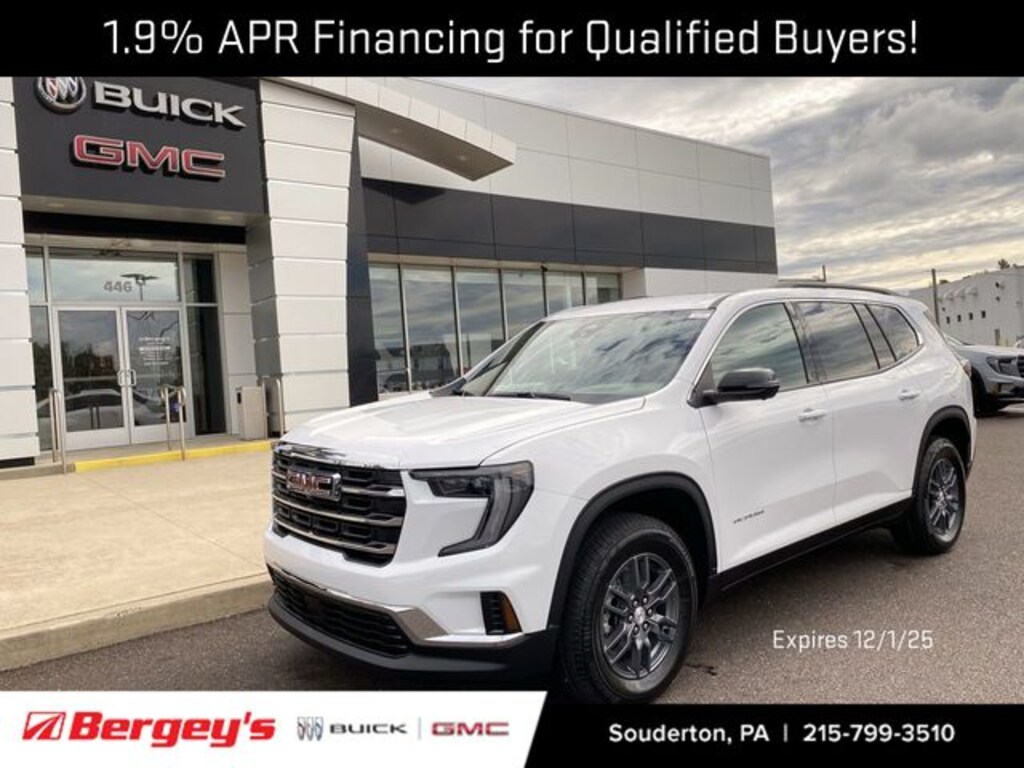 New 2026 GMC Acadia Elevation SUV