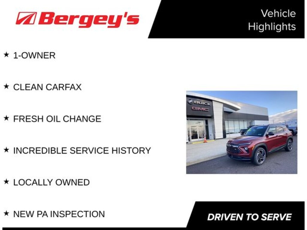 Certified 2025 Chevrolet Trailblazer RS SUV