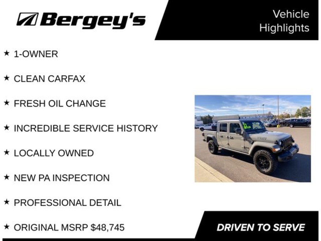 Used 2022 Jeep Gladiator Willys Truck