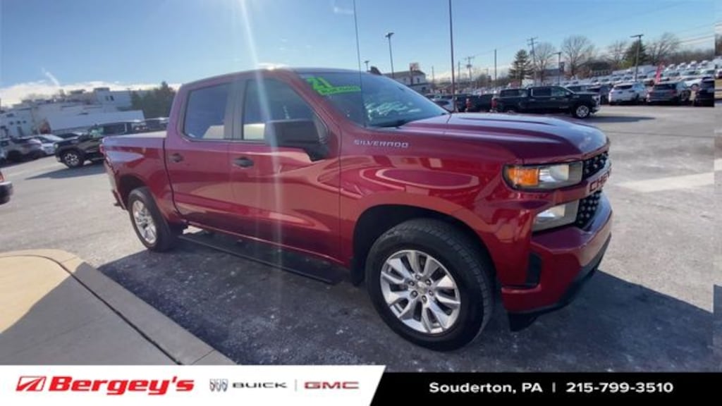 Certified 2021 Chevrolet Silverado 1500 Custom Truck