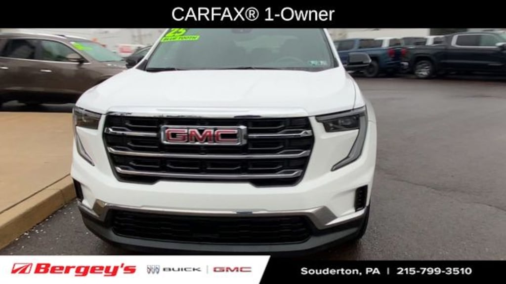 Certified 2025 GMC Acadia Elevation SUV