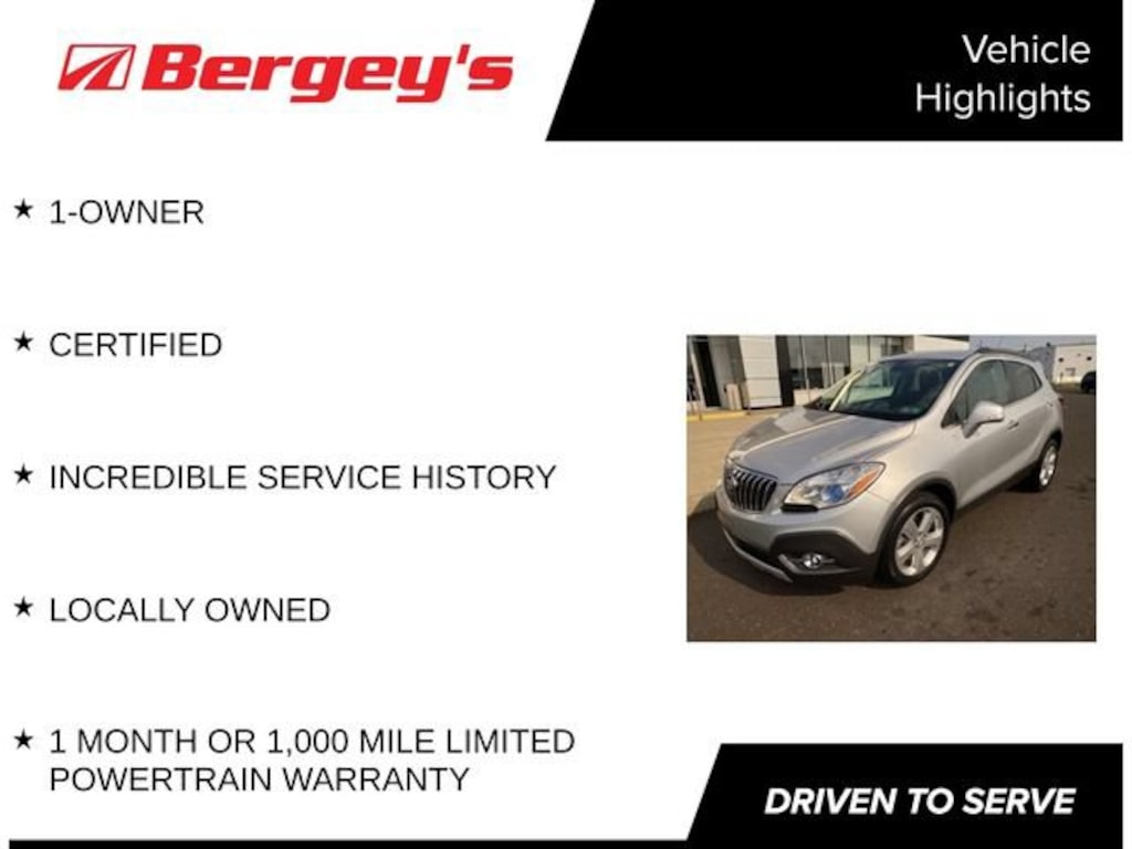 Used 2015 Buick Encore Convenience SUV